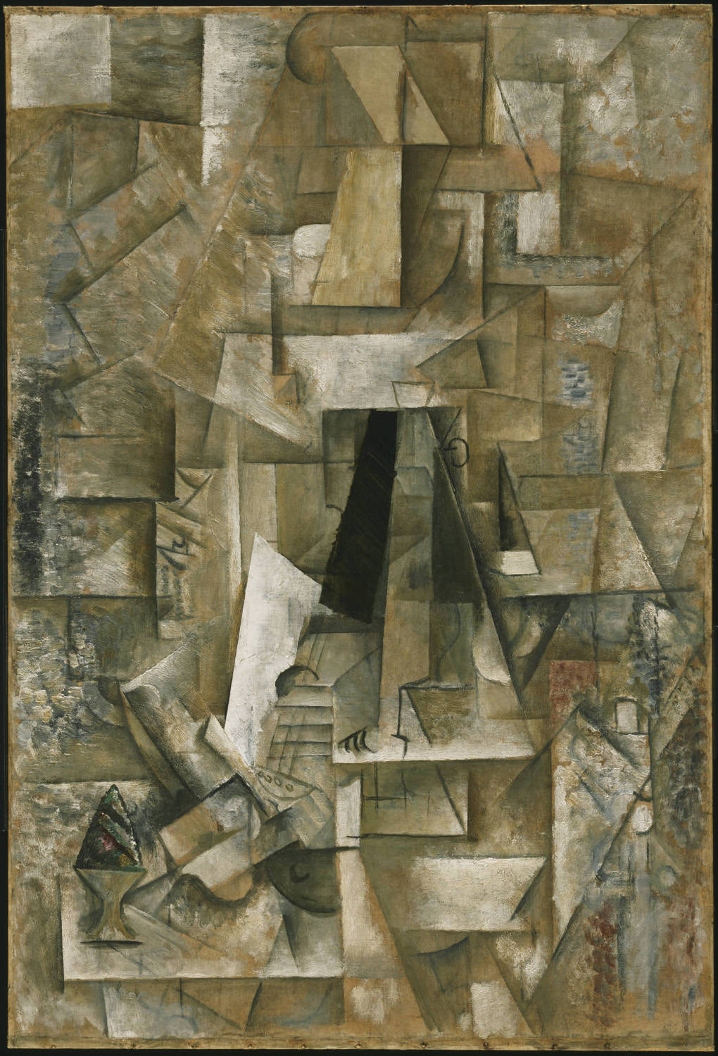 Picasso 1912 Man with a Guitar